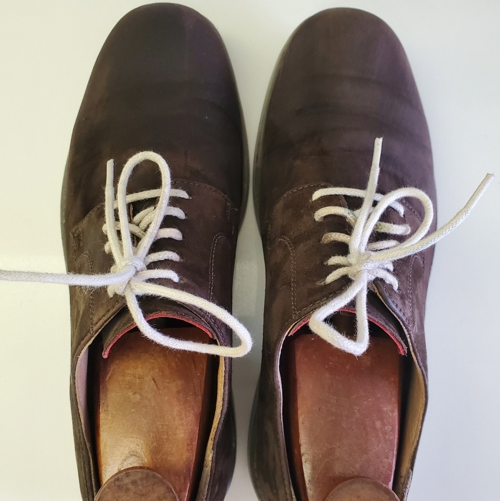 Florsheim x Duckie Brown Dark Brown Suede Derby 8D